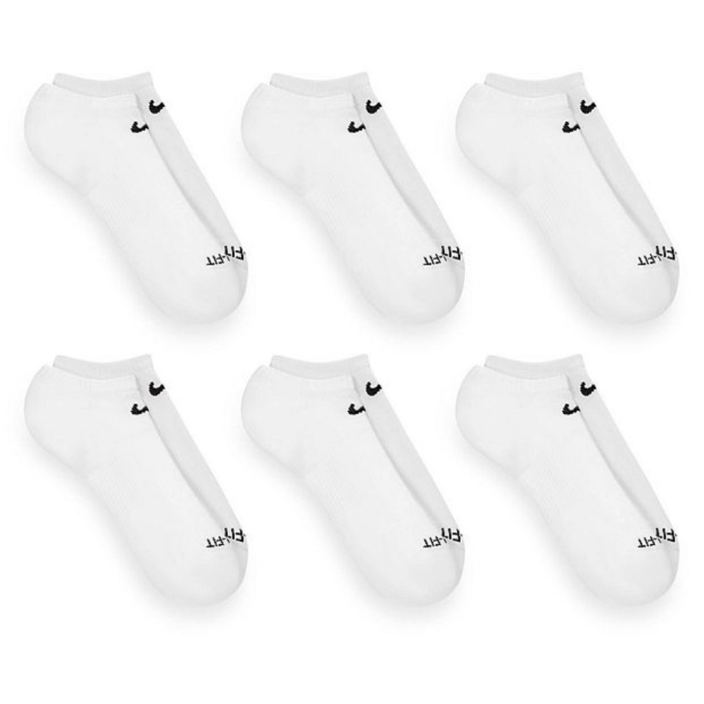 Nike White Athletic Ankle Socks